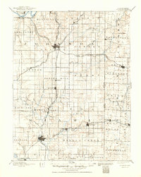 Olathe 1893 topographic map thumbnail