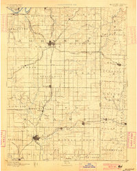 Olathe 1893 topographic map thumbnail
