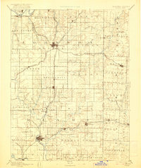 Olathe 1893 topographic map thumbnail