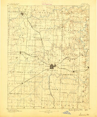 Sedalia 1887 topographic map thumbnail