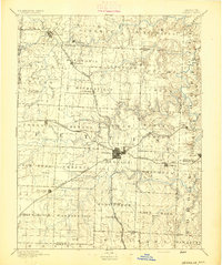 Sedalia 1894 topographic map thumbnail