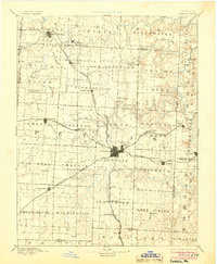 Sedalia 1894 topographic map thumbnail