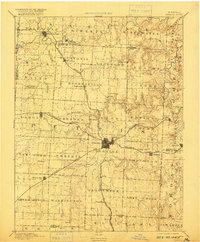 Sedalia 1894 topographic map thumbnail