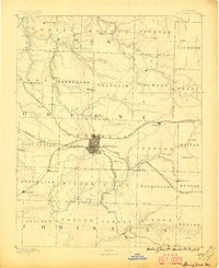 Springfield 1886 topographic map preview