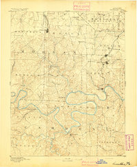 Versailles 1893 topographic map thumbnail