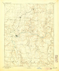Warsaw 1894 topographic map thumbnail