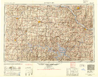 Jefferson City 1954 topographic map thumbnail