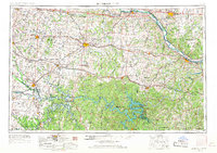 Jefferson City 1955 topographic map thumbnail