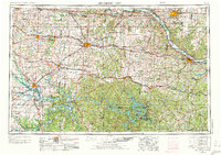 Jefferson City 1955 topographic map thumbnail