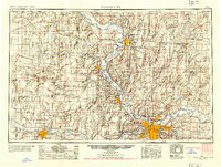 Kansas City 1954 topographic map thumbnail