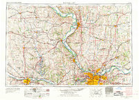 Kansas City 1956 topographic map thumbnail