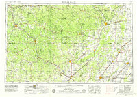 Poplar Bluff 1957 topographic map thumbnail