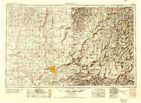 Springfield 1954 topographic map preview