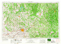 Springfield 1954 topographic map thumbnail
