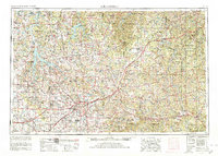 Springfield 1954 topographic map preview