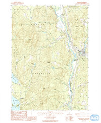 Ashland 1987 topographic map thumbnail