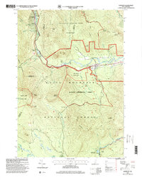 Bartlett 1995 topographic map thumbnail
