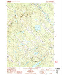 Baxter Lake 1987 topographic map thumbnail