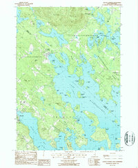 Center Harbor 1987 topographic map thumbnail