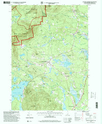 Center Sandwich 1995 topographic map thumbnail