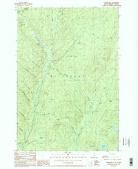 Cowen Hill 1989 topographic map thumbnail