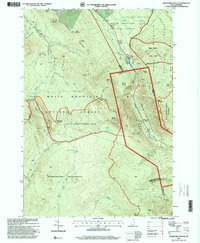 Crawford Notch 1995 topographic map thumbnail