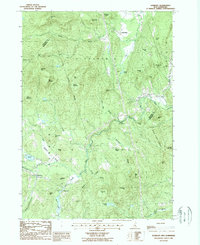 Danbury 1987 topographic map thumbnail