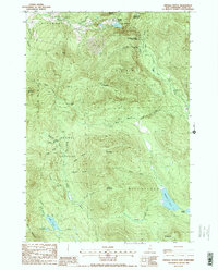 Dixville Notch 1988 topographic map thumbnail