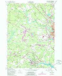 Dover West 1956 topographic map preview