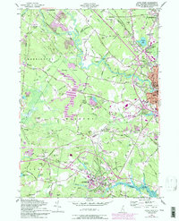Dover West 1956 topographic map preview
