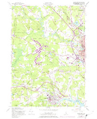 Dover West 1956 topographic map preview