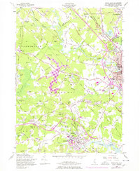 Dover West 1956 topographic map preview