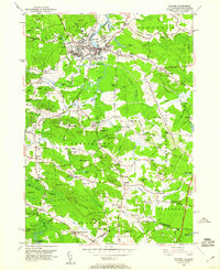Exeter 1950 topographic map thumbnail