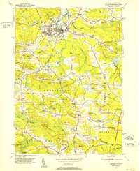 Exeter 1950 topographic map thumbnail