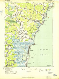Hampton 1944 topographic map thumbnail