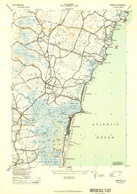 Hampton 1944 topographic map thumbnail