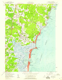 Hampton 1957 topographic map thumbnail