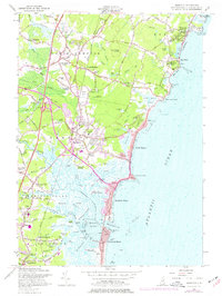 Hampton 1957 topographic map thumbnail