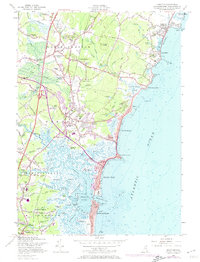 Hampton 1957 topographic map preview