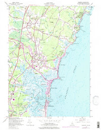 Hampton 1957 topographic map thumbnail