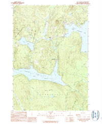 Lake Francis 1989 topographic map thumbnail