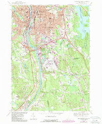 Manchester South 1968 topographic map thumbnail