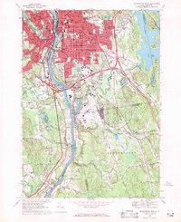 Manchester South 1968 topographic map thumbnail