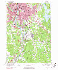 Manchester South 1968 topographic map thumbnail