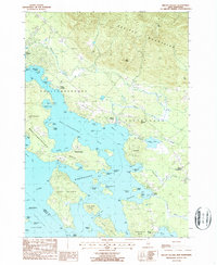 Melvin Village 1987 topographic map thumbnail