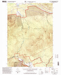 Mount Dartmouth 1995 topographic map thumbnail