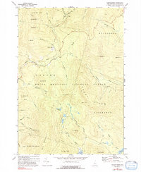 Mount Kineo 1973 topographic map thumbnail