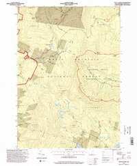 Mount Kineo 1995 topographic map thumbnail