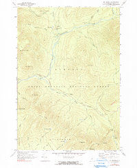 Mount Osceola 1967 topographic map thumbnail