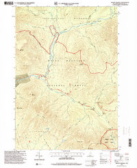 Mount Osceola 1995 topographic map thumbnail